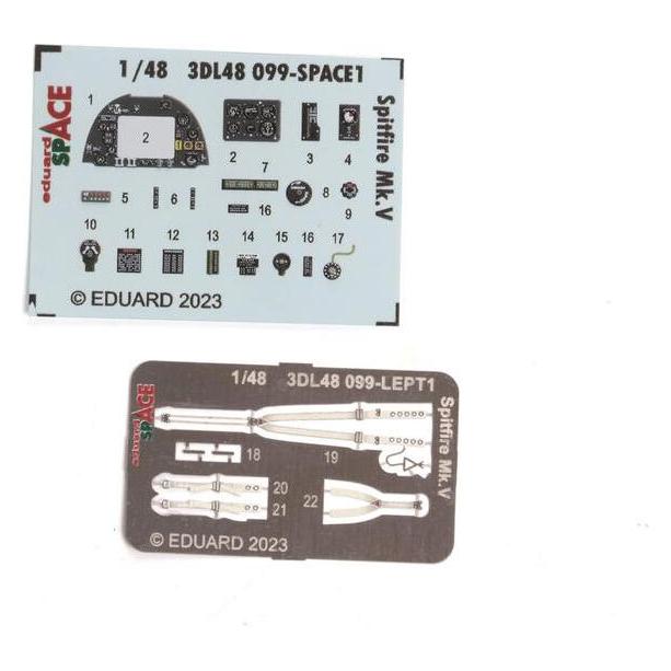 Eduard Spitfire Mk.V SPACE for AIRFIX (3DL48099)