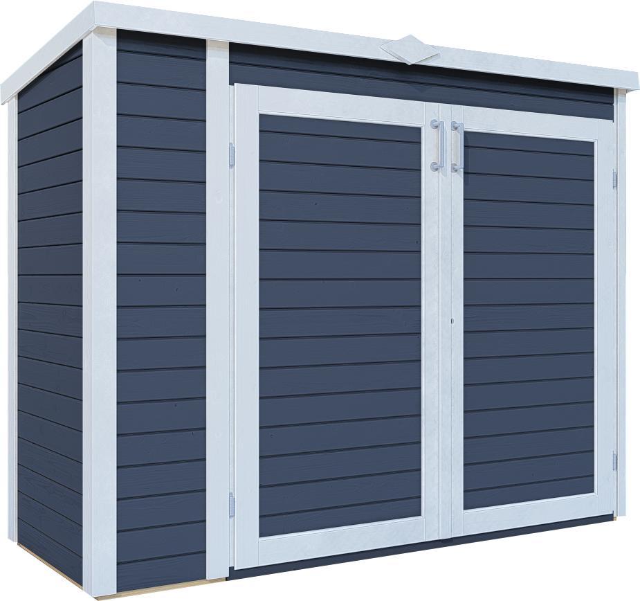 Geräteschrank Mülltonnenbox Multibox 3 14 mm anthrazit