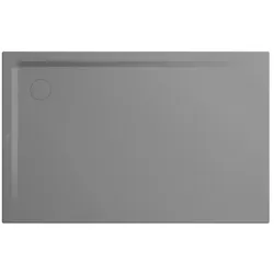 Kaldewei Superplan Duschwanne 385948043664 100x120x2,5cm, Träger, Perl-Effekt, grey40