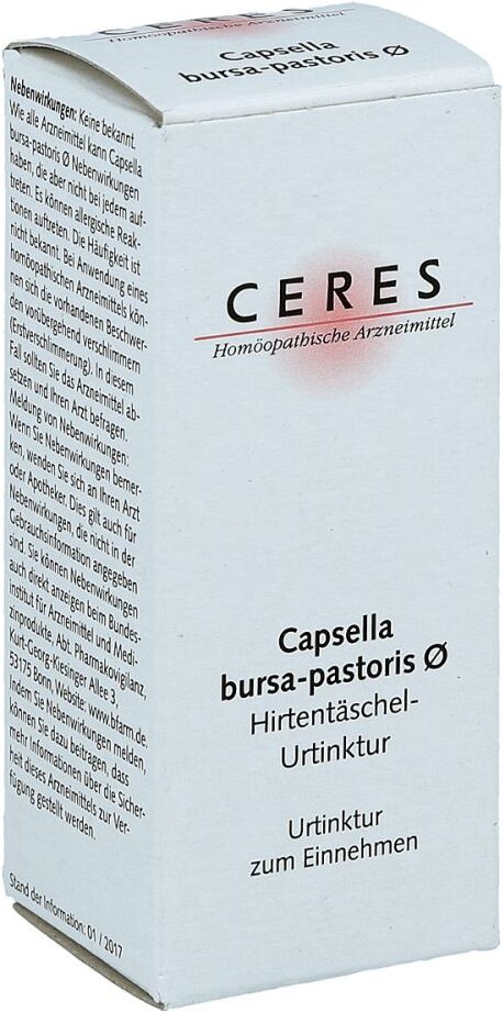 Ceres Capsella bursa-pastoris Urtinktur