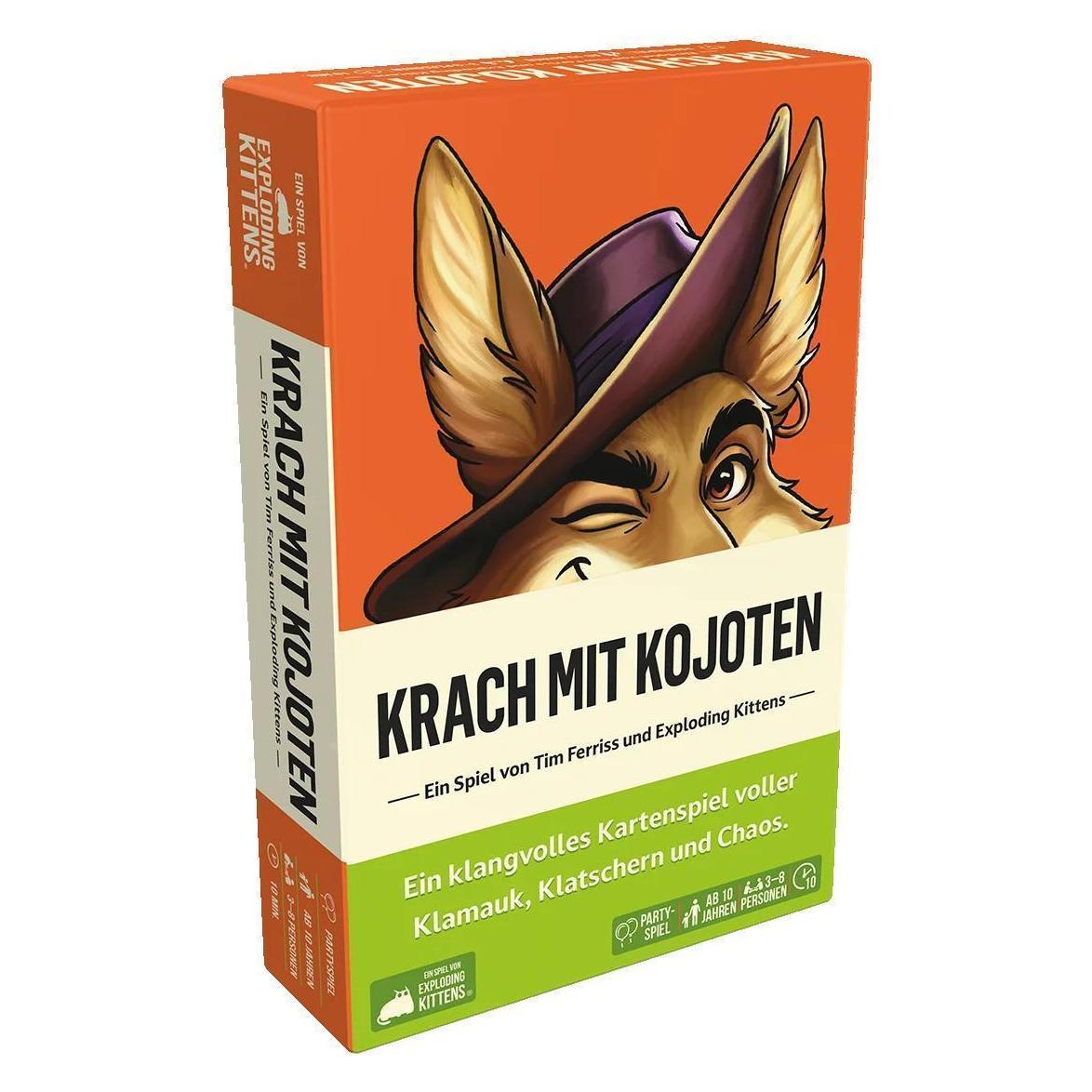 Exploding Kittens Krach mit Kojoten (Deutsch, 3 - 8 Spieler) (EXKD0059)