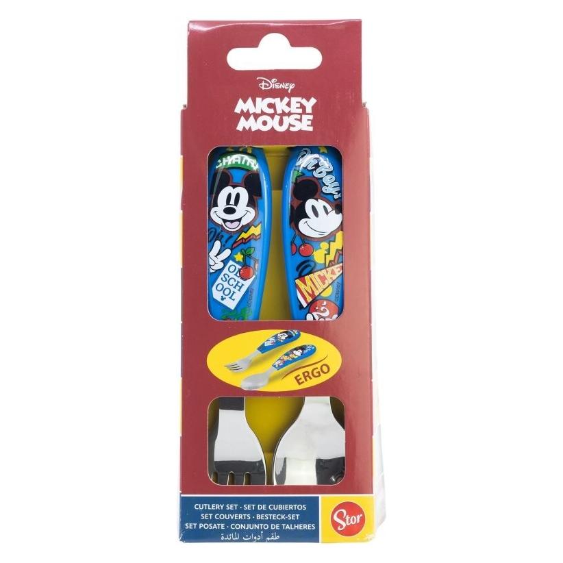 Stor Babydecke 2 Stück Mickey Mouse (81118)