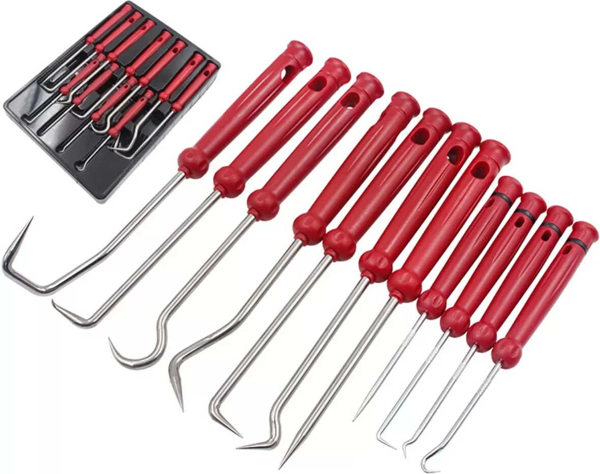 INF Kit d'outils de retrait de joints d'huile 11 pièces - Extracteur de joints, joints toriques et joints automobiles
