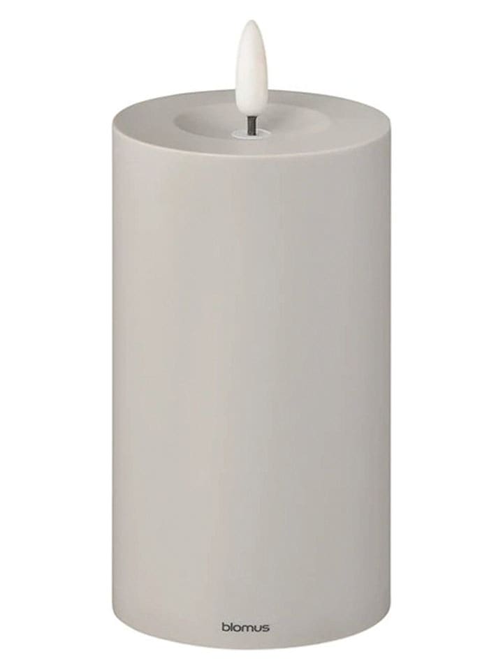 Blomus LED-Kerze ''Noca'' in Grau - (H)15 cm - onesize