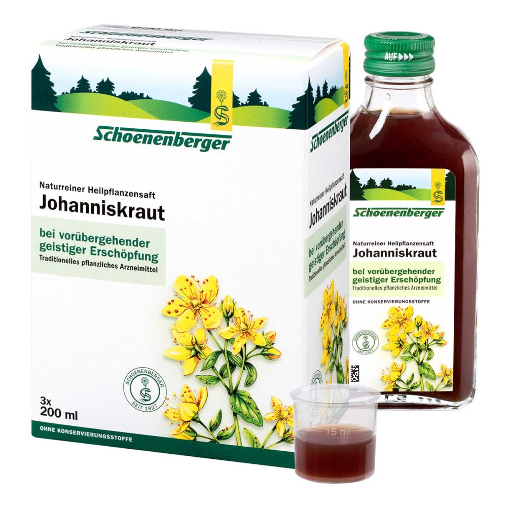 SALUS Pharma GmbH Schoenenberger Naturreiner Heilpflanzensaft Johanniskraut 00699879