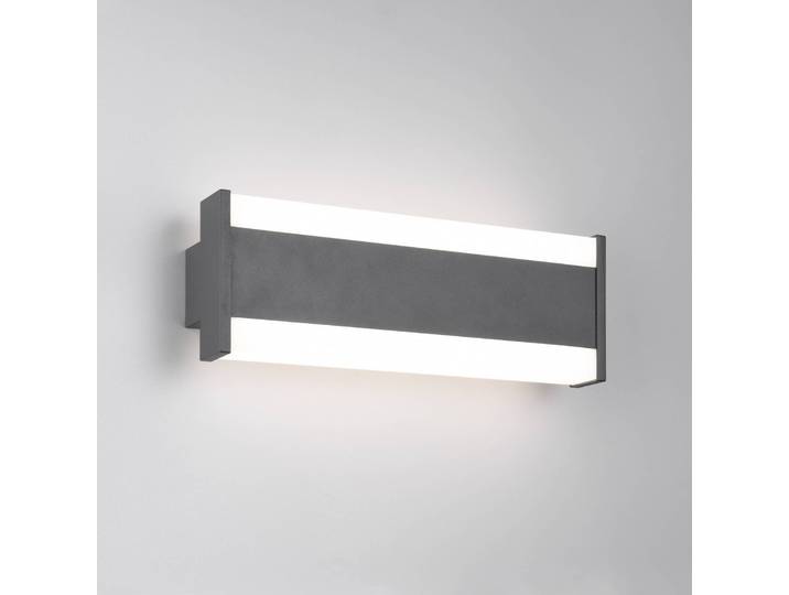 Trio Lighting LED Außenwandleuchte DAWSON, schwarz, Aluminium, Modern, Wandlampe