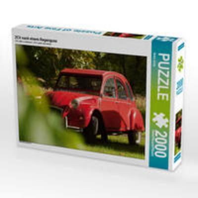 CALVENDO Puzzle 2CV nach einem Regenguss | 2000 Teile Lege-Größe 90 × 67 cm Foto-Puzzle für glückliche Stunden