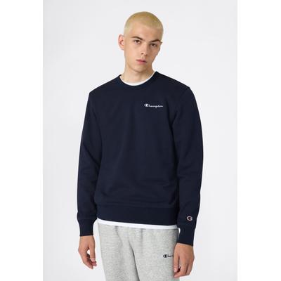 Sweatshirt CHAMPION "ICONS CONTRAST Fleece Crewneck Sweatshirt", Herren, Gr. XL (56/58), blau (nny, ns), Obermaterial: 70% Baumwolle, 30% Polyester, Sweatshirts Sweatshirt, mit Crewneck-Ausschnitt, aus Baumwolle und Polyester