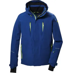 Killtec, Herren, Laufjacke, Giacca da Sci con Cappuccio e Protezione Neve (L), Grün, Blau, L