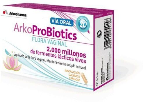 Arkopharma Arkoprobiotics Vaginal Flora 20 Capsules