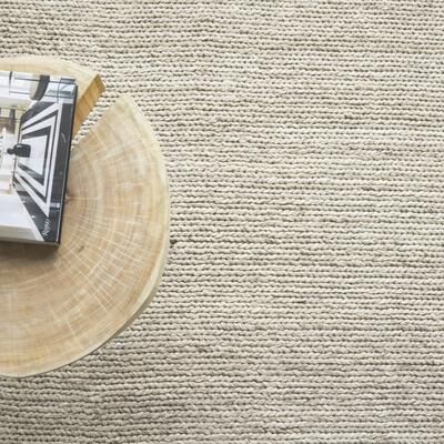 EXQUISITE RUGS Lauryn Handwoven Polyester/Cotton Beige Area Rug.