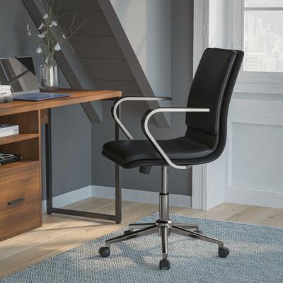 Lancaster Home Designer Executive Swivel Office Chair with Arms