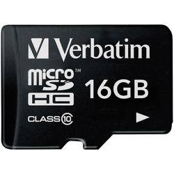 Verbatim Premium microSDHC-Karte 16 GB Class 10 44010