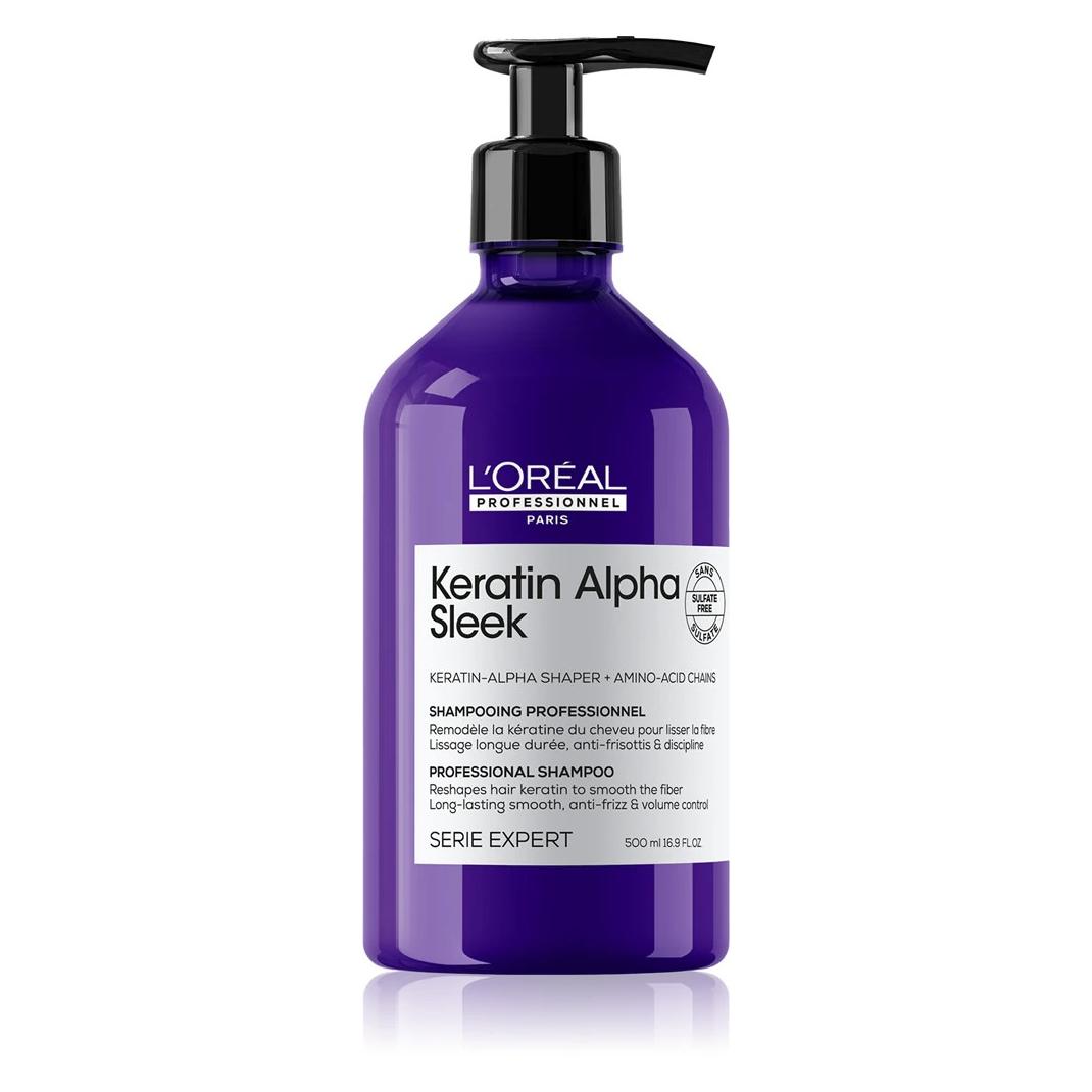L'Oréal Professionnel Keratin Alpha Glättendes Shampoo (Flüssiges Shampoo, 500 ml) (3474637335724)