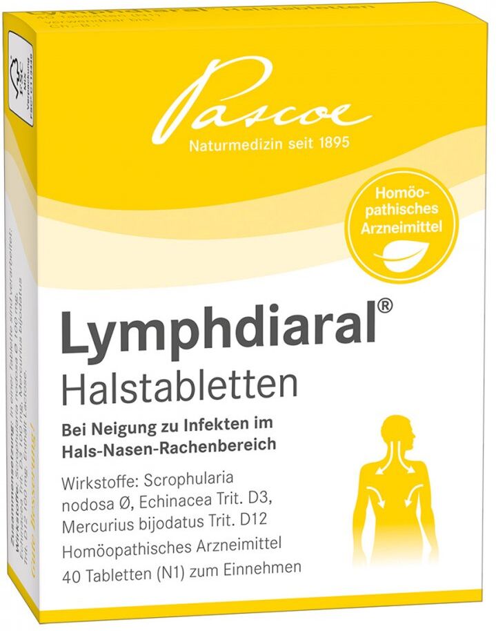 Lymphdiaral Halstabletten 40stk