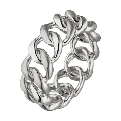 Fingerring JOBO "Kettenring" Gr. 56, silber (silber 925), Fingerringe, Damen, 56, Silber 925 (Sterlingsilber), Fingerring, 925 Silber