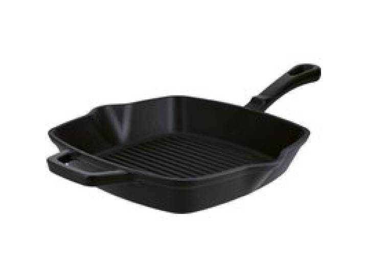 SILVERCREST® Poêle en fonte Premium (carré, noir)