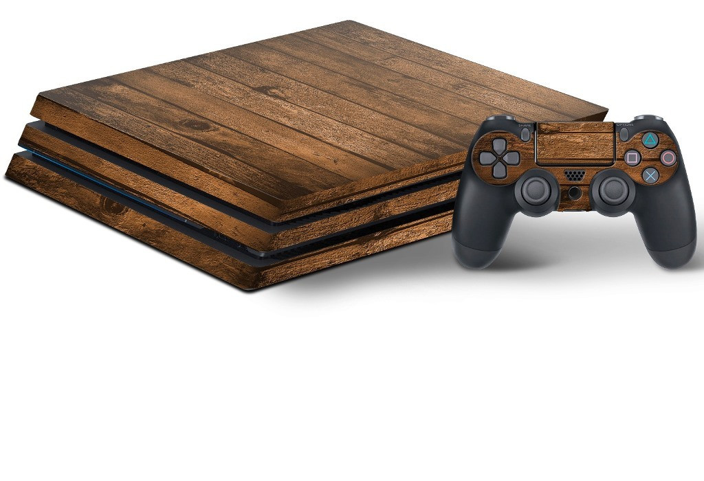 Speedlink Design-skin houtlook voor Sony PS4 PRO console en controller