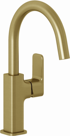 Kludi RENON Waschtischarmatur 42027N075 seitliche Betätigung Brushed Gold