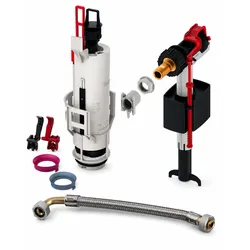 BADfabrik24 TECE-Füllventil F 10 Universal + TECE-Ersatzteil Panzerschlauch 3/8"...