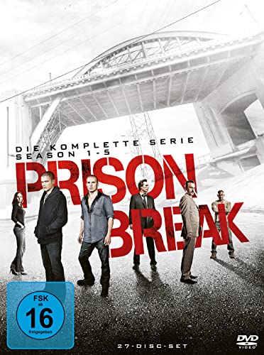 Prison Break - Season 1-5 - Komplettbox [27 DVDs] - Preis vom 06.10.2026 07:26:00 h