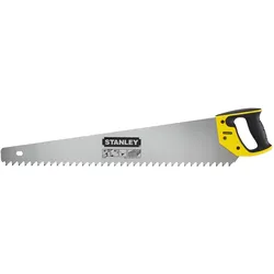 Stanley, Handsäge, Porenbetonsäge HP (650 mm Länge, 1.2 Zähne/Inch, Hardpoint-Verzahnung, Handgriff mit 45°/90°
