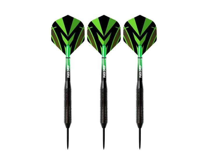 Steeldart 20 g 3er Set schwarz/grün