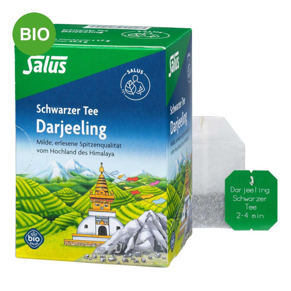 SALUS Pharma GmbH Darjeeling Schwarzer Tee Bio Salus Filterbeutel 05371853