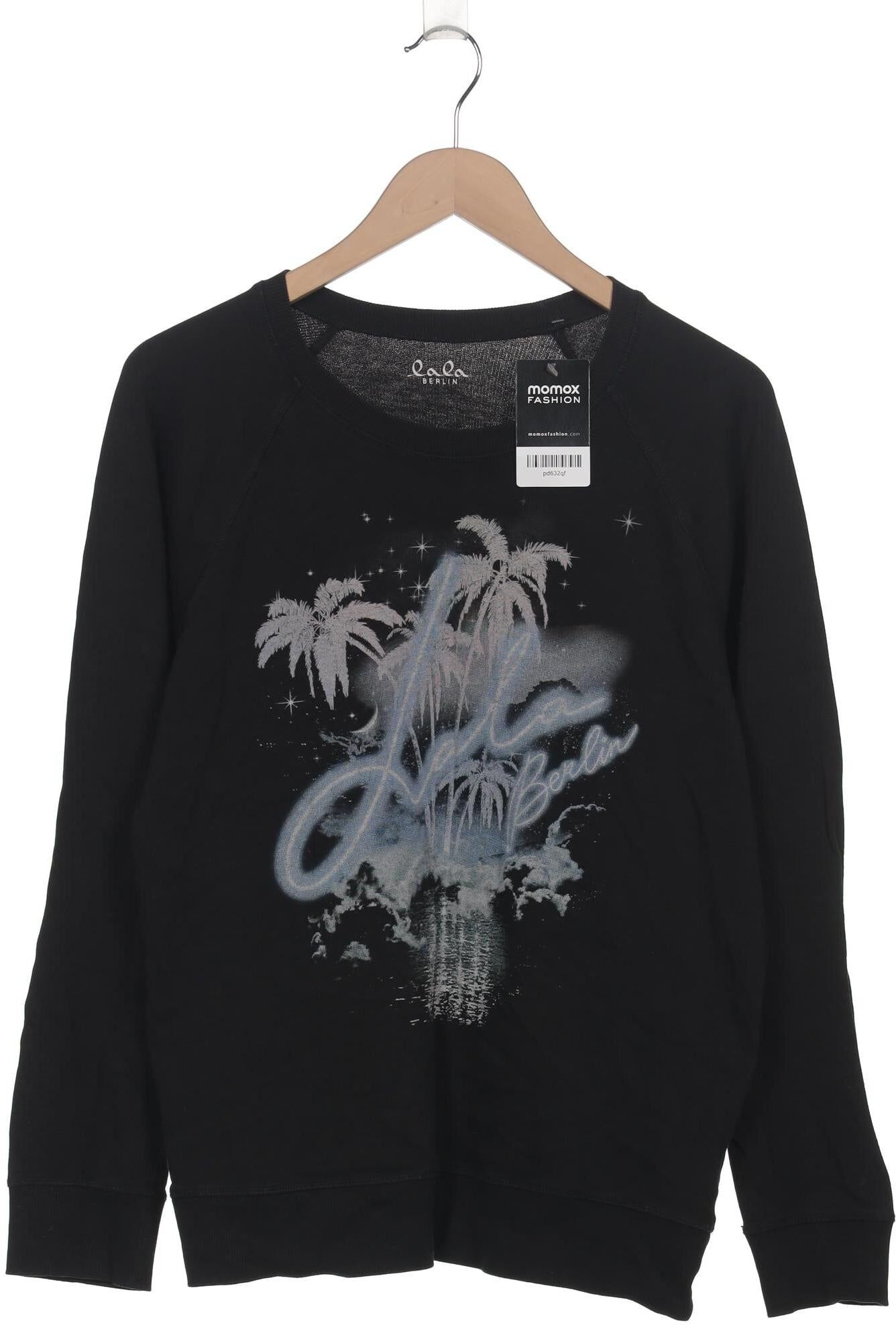 Lala Berlin Damen Sweater, Schwarz, Gr. S, Baumwolle - Second Hand