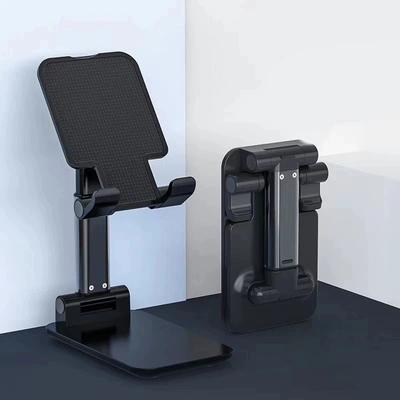 Adjustable Desktop Phone Holder Stand Height & Angle Adjustable Phone Stand For Hands Free Calls, Study, And Streaming black