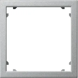 Gira Zwischenplatte 45x45 alu 028326