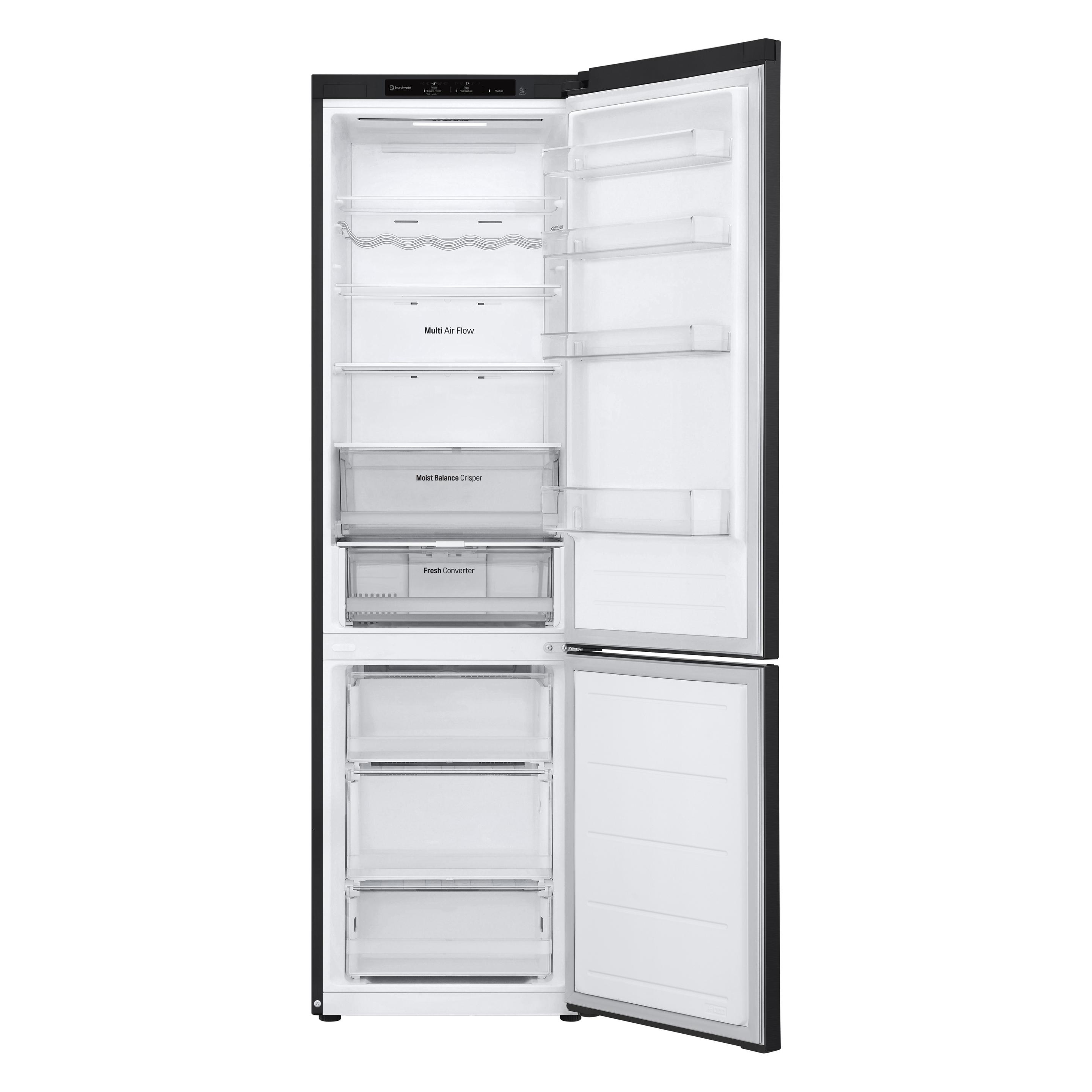 LG Kühlgefrierkombi GBV3200DEP D bk (Freistehend, 387 l) (GBV3200DEP)