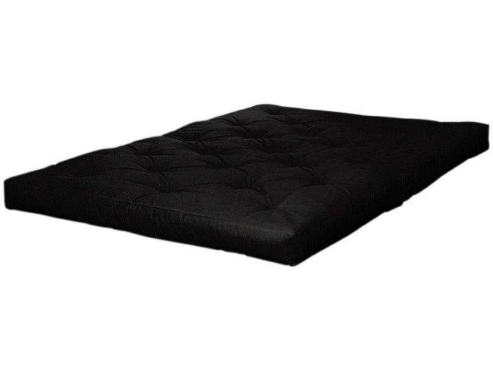 Futonmatratze KARUP DESIGN Coco Futon, 16 cm hoch, mehrere Grössen, handgefertigt , schwarz, B:180cm H:16cm L:200cm, Bezug Matratze: 100% Baumwolle, Matratzen, Futonmatratze, Aus Baumwolle und einem Kern aus Kokosfaser. Made in Europe