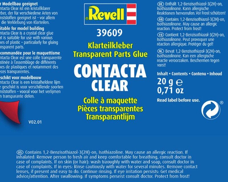 Colle 20ml Contacta Clear - Revell