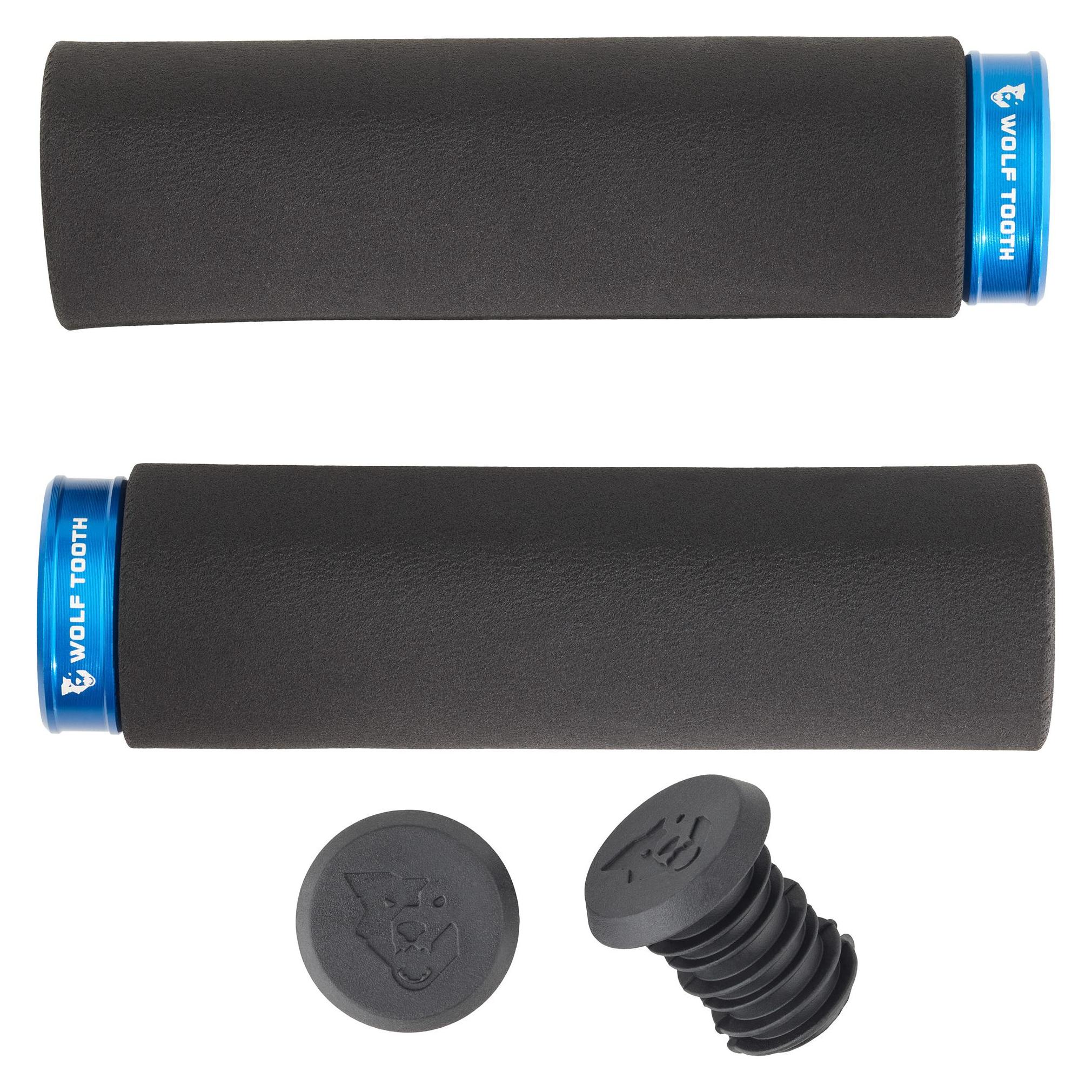Wolf Tooth Fat Paw Lock-On Griff, black/blu (FPLCK-BLK-BLU)
