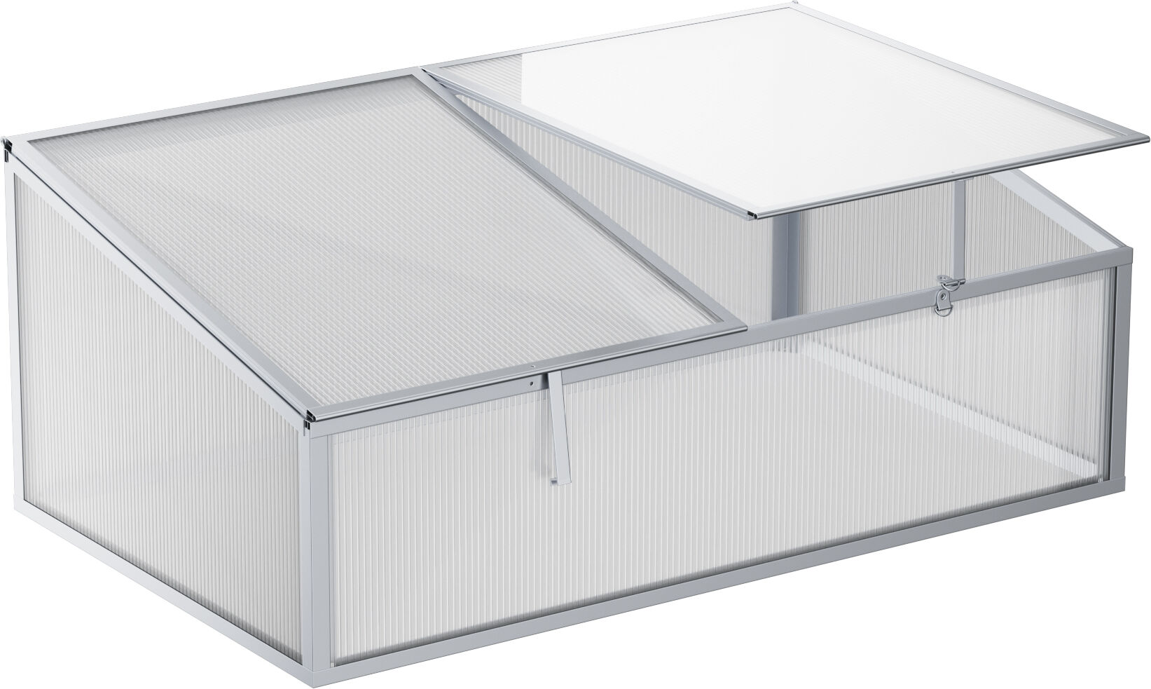 B2B Partner Frühbeet 40 × 60 × 100 cm, verstärkte Konstruktion, Polycarbonat