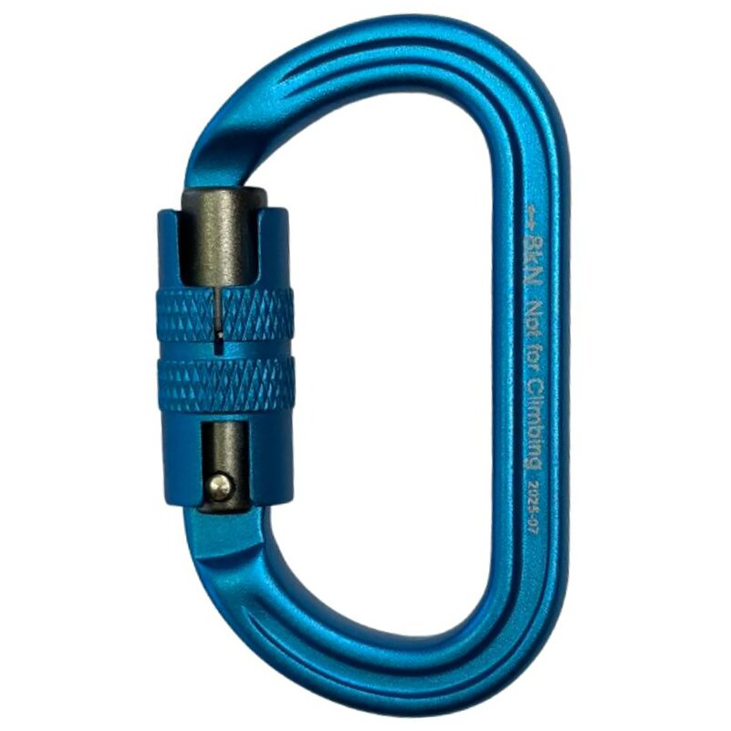 LACD Mini Oval Twistlock Karabiner Karabiner blue Größe 60mm