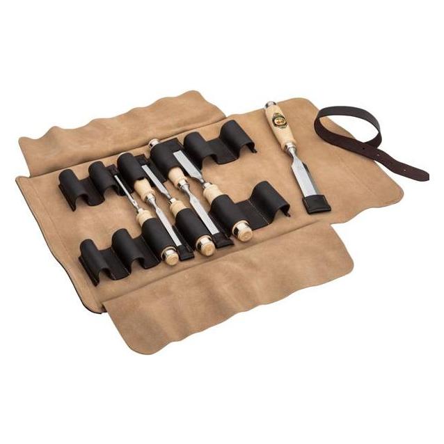 Kirschen Stechbeitelsatz in Ledertasche, 6-tlg. (1161006)