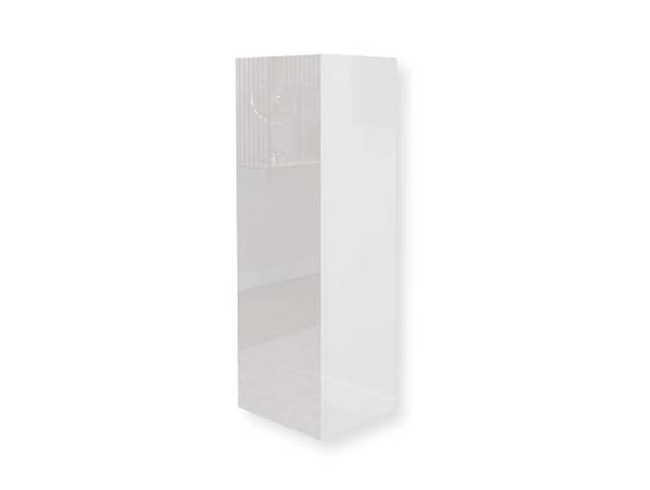 HAJDUK FURNITURE Weiß Schrank Hängeschrank 35x105x32 cm Hochglanz Wohnwand Anbauwand Wohnzimmer Wandschrank