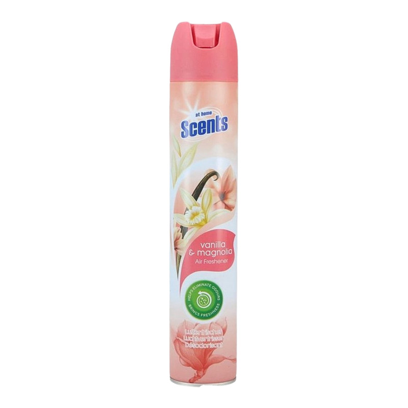 At Home Scents Luchtverfrisserspray Vanille Magnolia 400 ml