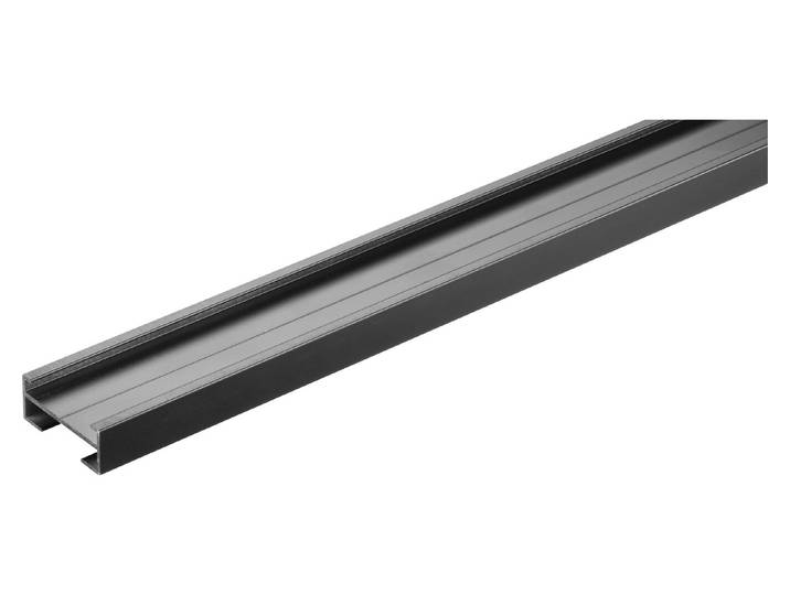 Aluminium-Unterkonstruktion Schwarz 290 × 6 × 2.5 cm