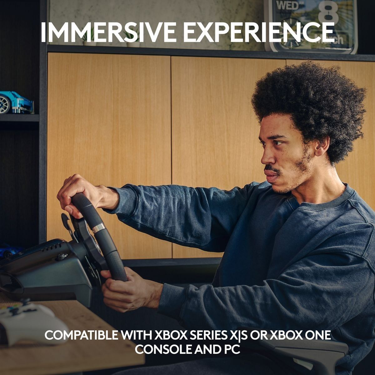 Logitech G920 Driving Force Gaming Steering Wheel & Pedals - Xbox Series X S, Xbox One & PC