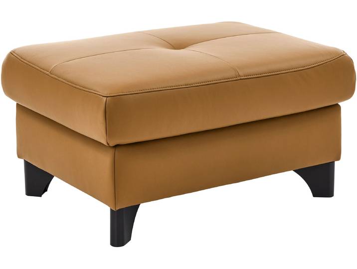 Hocker DIE PLANBAR PN-EM23166 , gelb (kurkuma), H:45cm T:65cm, Hocker, Hocker, Aufklappbar mit Stauraum, stylische Metallfüße