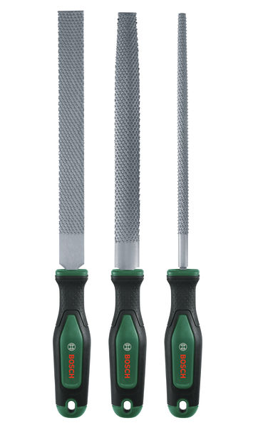 Bosch Stahlfeilen Handwerkzeuge Set, 3-tlg. 1600A02ZB1
