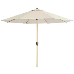 Doppler Marktschirm Alu Wood ø 350 cm Polyester Beige