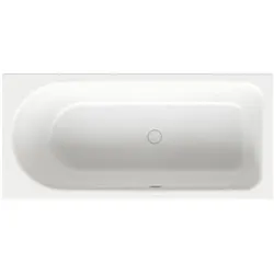 Bette BetteOcean Badewanne 8859-440 150x70x45cm, Fußende rechts, Überlauf vorne, snow