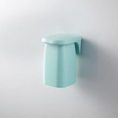 Trendy Discount Goods Wall Mounted Toothbrush Storage Rack Minimalist Magnetic Mouthwash Cup Dental Jar green