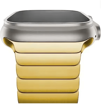 Inspire Picks Titanium Color Stainless Steel Band For Apple Watch Ultra And Series gold for Iwatch 10 42mm