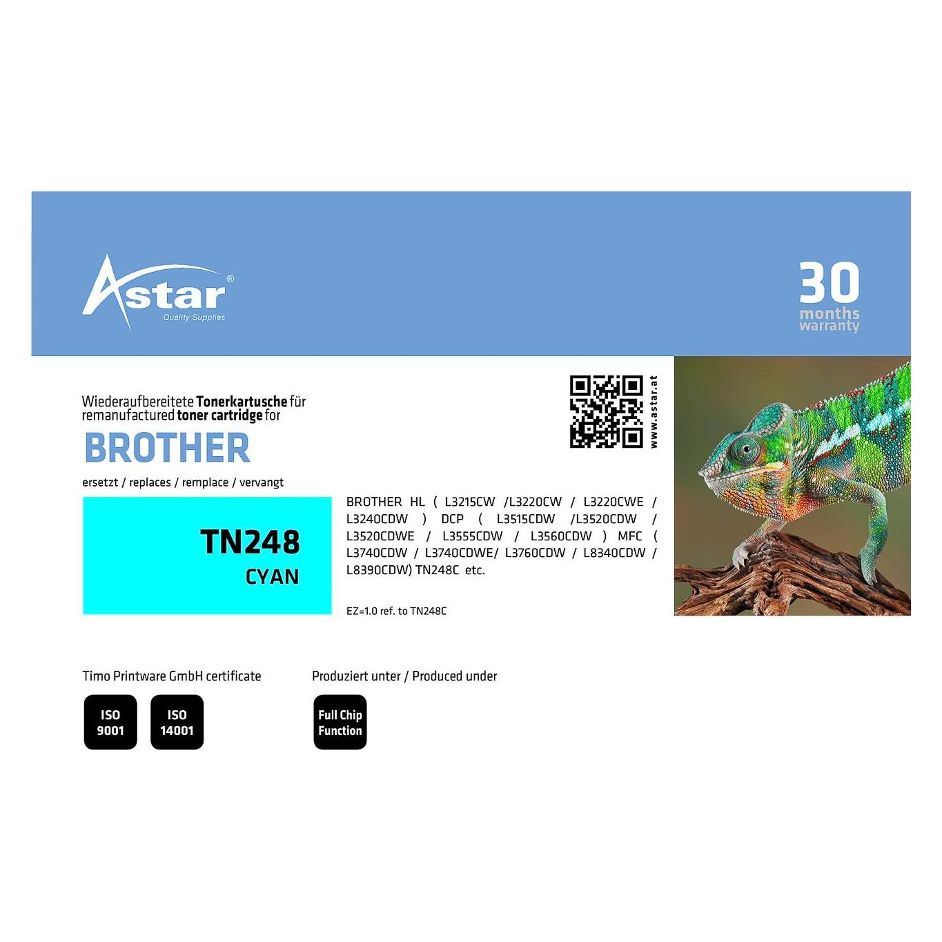 Astar AS20497 BROTHER TN248C HL Toner (C) (AS20497)