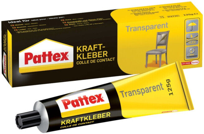 Colle forte transparent -40degr.C jusqu'à +70 degr.C 125 g tube PATTEX (PXT2C)
